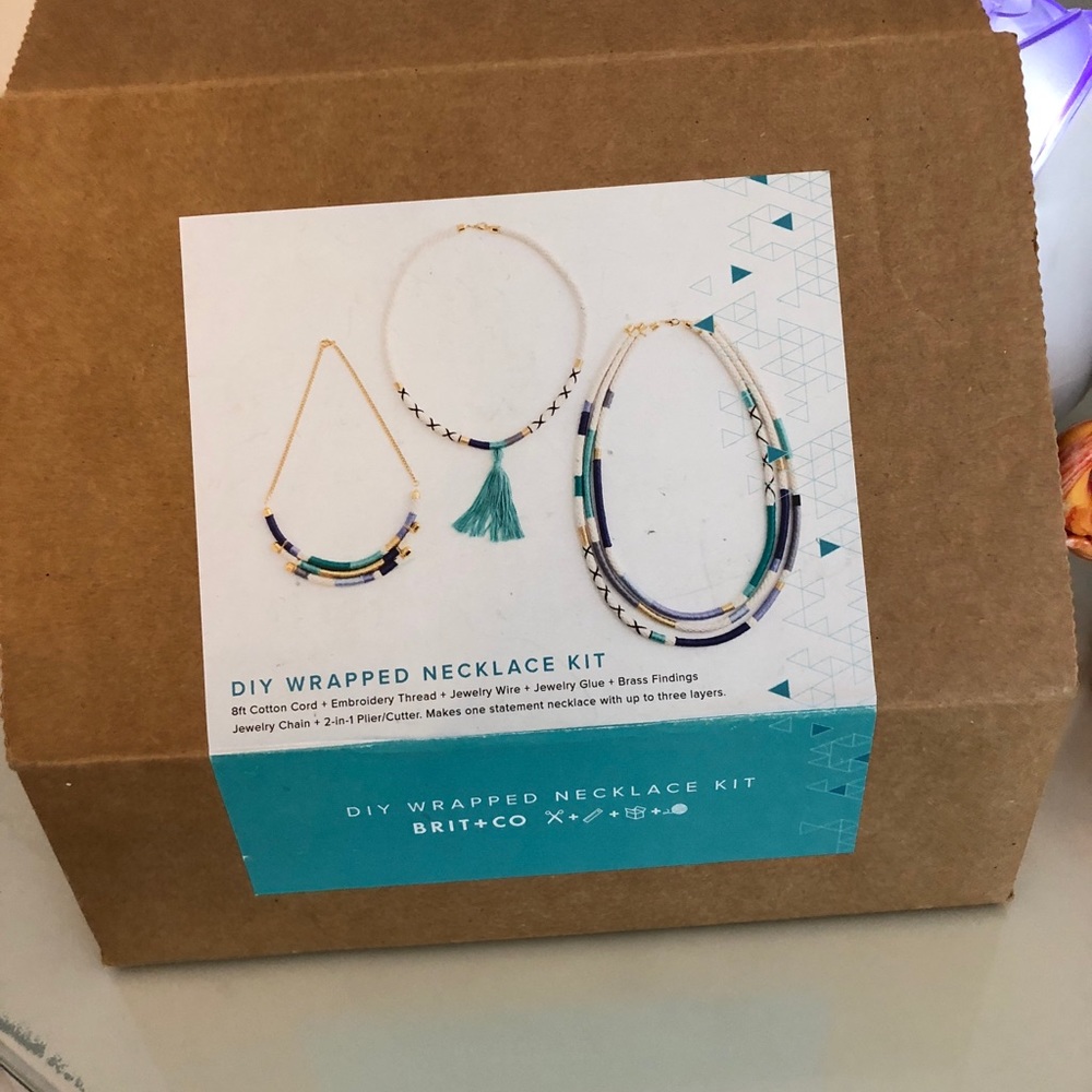 DIY wrapped necklace kit